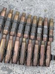 画像2: 米軍実物　薬莢　ダミーカート 100連発 5.56mm　ベルトリンク (2)