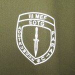 画像3: 米軍実物 AMPHIBIOUS RAIDS BRANCH Tシャツ　DRY OD　XXL (3)