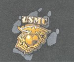 画像4: 米軍放出品　Black Ink Design USMC　 Tシャツ　MEDIUM (4)