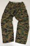 画像1: 海兵隊実物 USMC　ウッドマーパットパンツ　MEDIUM-SHORT (1)