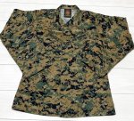 画像1: 米軍実物,USMC　ウッドマーパットジャケット　32‐SHORT (1)