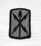 画像1: 米軍実物　US ARMY　516th Signal Brigade Embroidered 　ACU (1)