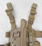 画像6: 米軍実物 BLACKHAWK LEG  HOLSTER　U.S.M.C 支給品　ホルスター (6)