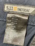 画像5: 米軍放出品 5.11　タクティカルパンツ　LARGE-REGULAR (5)