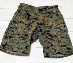 画像1: 海兵隊実物 USMC　ウッドマーパットハーフパンツ　MEDIUM (1)