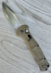 画像1: 米軍放出品 BENCHMADE GREEN CLAYMORE POCKET KNIFE - CPM-D2 STEEL BLADE (1)