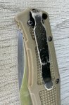 画像7: 米軍放出品 BENCHMADE GREEN CLAYMORE POCKET KNIFE - CPM-D2 STEEL BLADE (7)