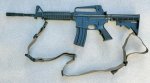 画像1: 米軍実物 RUBBER TRAINING RIFLE M4A2  (1)