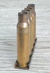 画像2: 米軍実物 7.62mm 空薬莢5連 薬莢 クリップ セット 使用済み 安全品 (2)