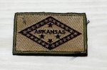 画像1: 米軍放出品  ARKANSAS　ワッペン (1)