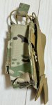 画像2: 米海軍放出品 実物 T3 GEAR Magnet M4 Double Mag Pouch  (2)