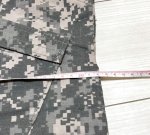 画像6: 米軍実物　US  ARMY　BDU生地　迷彩リメイクバッグ　ACU (6)