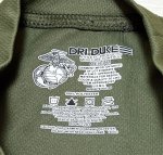 画像3: 米軍実物 USMC　DRI-DUKE　OD Tシャツ　MEDIUM (3)