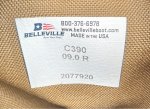 画像10: 米軍実物 BELLEVILLE コンバットブーツ C390 コヨーテ ARMY スコーピオン (10)