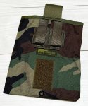 画像2: ORDNANCE TACTICAL OKINAWA　オードナンス タクティカル Small Dump Pouch（スモールダンプポーチ）WOODLAND　コーデュラ (2)