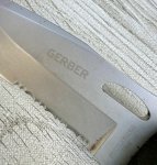 画像5: 米軍放出品 GERBER クリップ ポイント ナイフ (5)