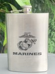 画像1: 米軍海兵隊放出品 US MARINE スキットル  (1)