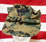 画像1: 米軍実物　USMC　ウッドランドマーパット　CAP　 LARGE (1)