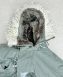 画像7: 米軍実物　PARKA, EXTREME COLD WEATHER　TYPE N-3B　LARGE (7)