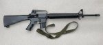 画像1: 米軍実物 COLT Rubber TRAINING RIFLE M16A2  T 07 83B　 (1)