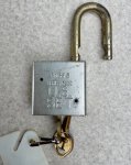 画像3: 米軍実物　軍用　AMERICAN LOCK Padlock　南京錠 (3)