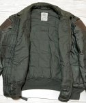 画像5: 米軍実物　JACKET FLYER'S,CWU-45/P　フライトジャケット　LARGE (5)