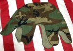 画像2: 米軍実物 COVER HELMET WOODLAND,CAMOUFLAGE ヘルメットカバー (2)