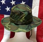 画像3: 米軍実物　HAT,CAMOUFLAGE(TOROPICAL COMBAT)TYPEII　 グリーンリーフカモ ブーニーハット (3)