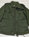 画像2: 米軍実物,M-65フィールドジャケット　4th　OD　X SMALL-X SHORT (2)