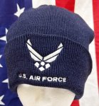 画像2: 米軍放出品　U,S,AIR FORCE　ワッチキャップ (2)