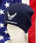 画像1: 米軍放出品　U,S,AIR FORCE　ワッチキャップ (1)