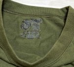 画像3: 米軍実物 USMC　DRI-DUKE　OD Tシャツ　LARGE (3)