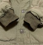 画像4: 米軍実物,JACKET COLD WEATHER PERMEABLE TYPE 1　LARGE (4)