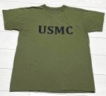 画像1: 米軍実物 USMC　DRI-DUKE　OD Tシャツ　LARGE (1)