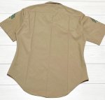 画像4: 米軍実物,SHIRT, MAN'S, KHAKI SHADE M-1 QUARTER LENGTH SLEEVE USMC　サービスドレス半袖シャツ　16  1/2 (4)