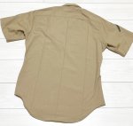 画像4: 米軍実物,SHIRT, MAN'S, KHAKI SHADE M-1 QUARTER LENGTH SLEEVE USMC　サービスドレス半袖シャツ　15  1/2 (4)