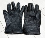 画像1: 米軍実物  GLOVES UNISEX,BLACK LEATHER DRESS　レザー グローブ　8 (1)