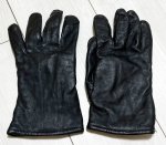 画像4: 米軍実物  GLOVES UNISEX,BLACK LEATHER DRESS　レザー グローブ　8 (4)