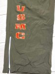 画像2: 米軍実物,USMC　トレーニングウェアー パンツ 　MEDIUM-SHORT (2)