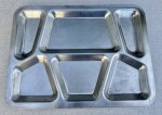 画像1: 米軍実物 MILITARY STAINLESS TRAY メストレー (1)