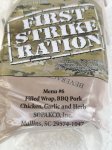 画像2: 激レア 米軍特殊部隊用 SOPAKCO コンバットレーション   FIRST STRIKE RATION” MENU  6 “25年8月検品 (2)