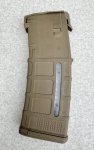 画像4: 米軍実物 MAGPUL PMAG 30 GEN M3 AR-15/M4/M16 30連マガジン   WINDOW 両窓 30rd マグ 5.56mm コヨーテタン (2) (4)