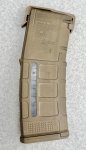 画像2: 米軍実物 MAGPUL PMAG 30 GEN M3 AR-15/M4/M16 30連マガジン   WINDOW 両窓 30rd マグ 5.56mm コヨーテタン (1) (2)