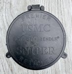 画像1: 米軍実物 USMC SNIPER Premier scope caps ❶ (1)