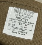 画像9: 新型!!米海兵隊実物 Rocky USMC Tropical Boot 12 M (9)