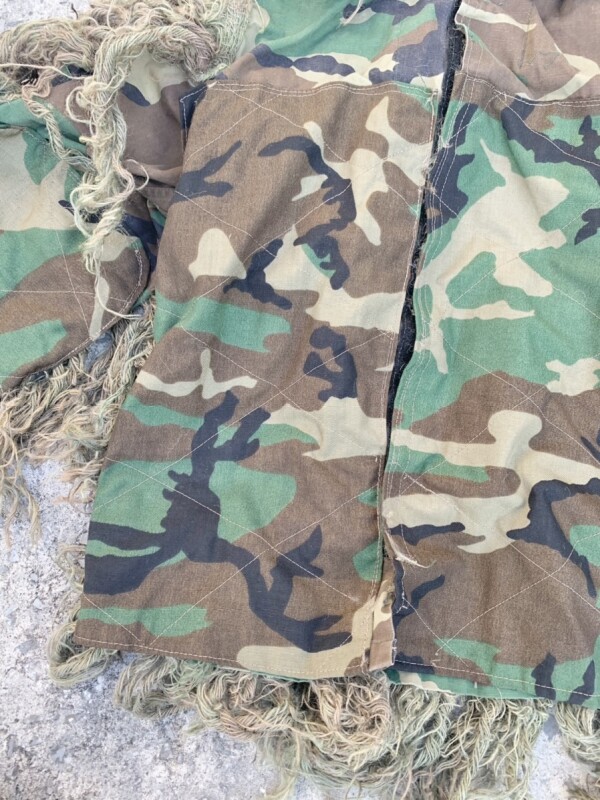 米海兵隊放出品 ウッドランド 狙撃手 スナイパー用 ギリージャケット