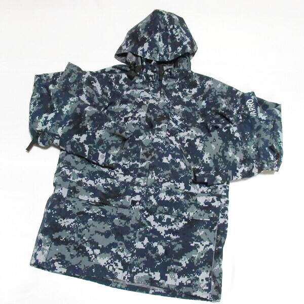 US NAVY NWU　フード付きジャケット　L-R　階級章付き