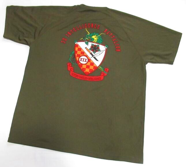 米軍放出品　USMC　3D INTELLIGENCE BATTALION　Tシャツ　X LARGE