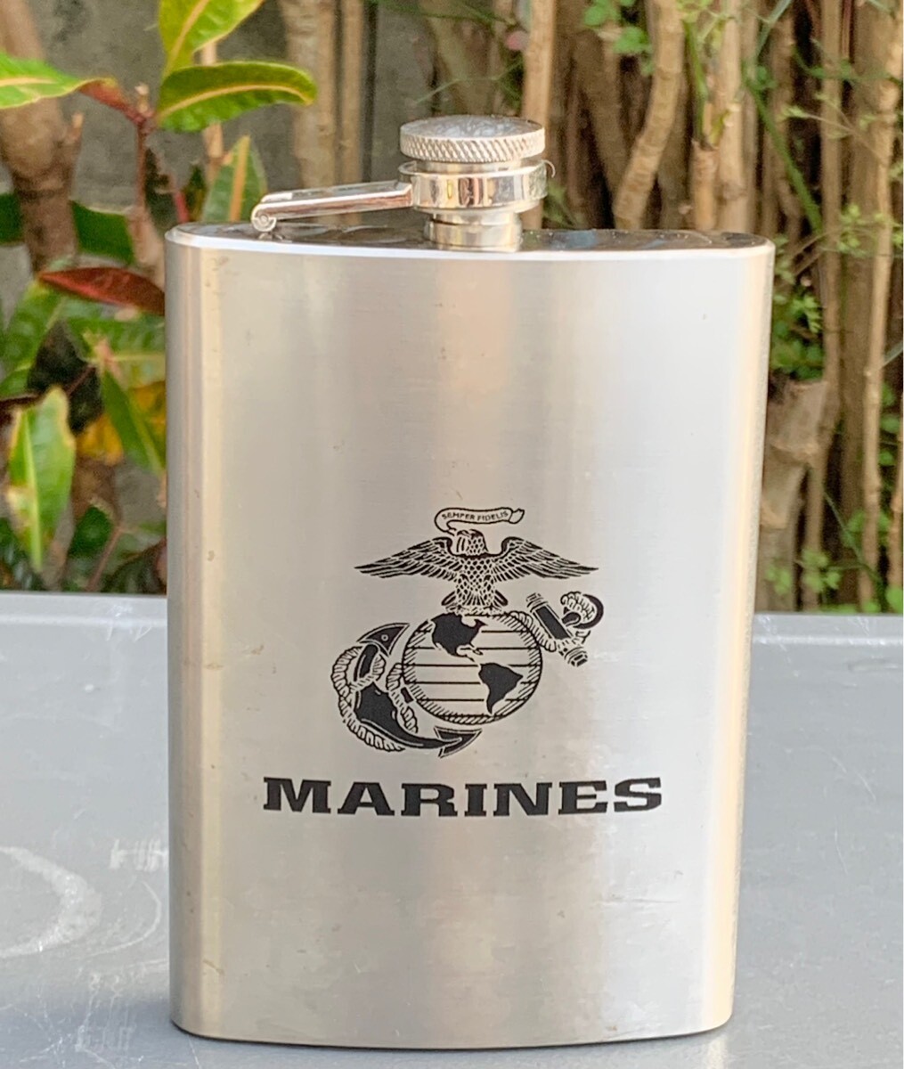 米軍海兵隊放出品 US MARINE スキットル 記念品